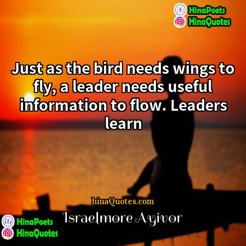 Israelmore Ayivor Quotes | Just as the bird needs wings to